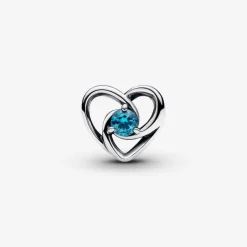 Pandora Charm Cœur Entrelacé et Pierres Bleu | Femme Charms