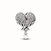Pandora Charm Cœur et Ailes d’Ange Scintillant | Femme Charms