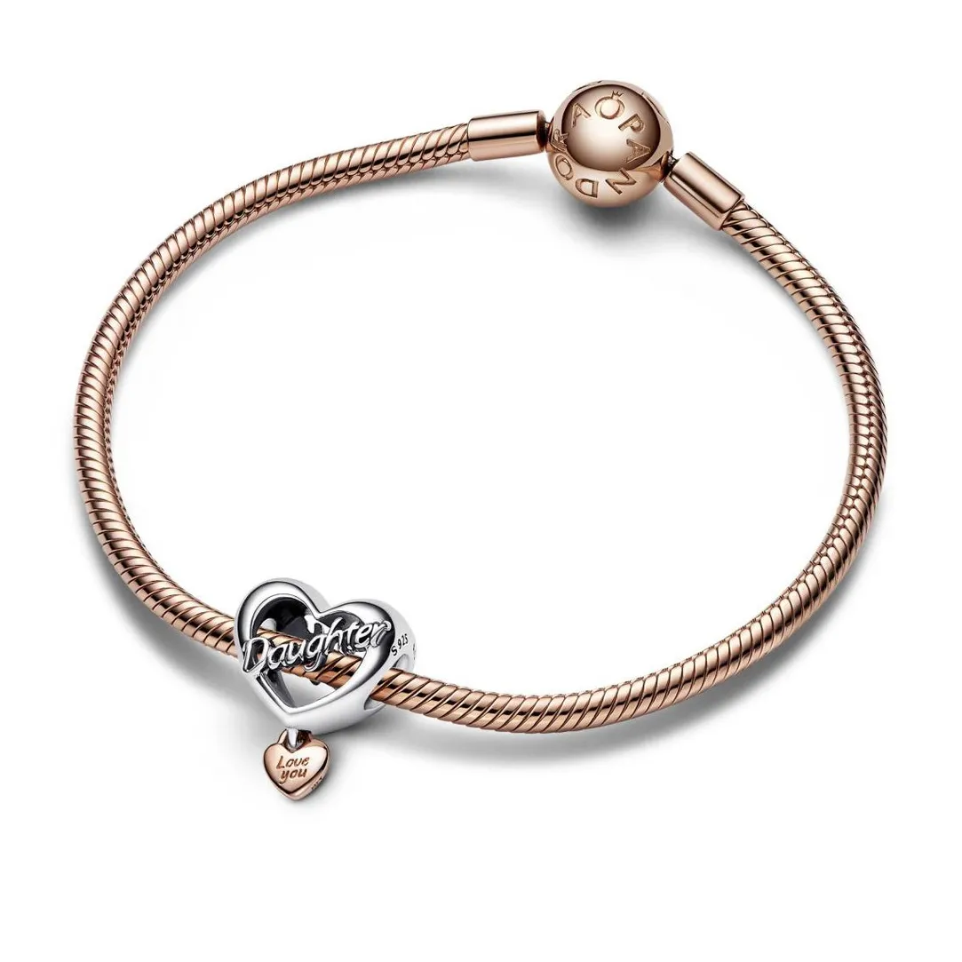 Pandora Charm Cœur Love You Daughter - Moments | Femme Charms