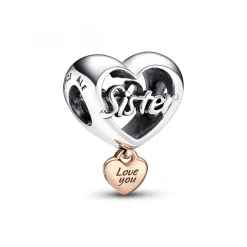 Pandora Charm Cœur Love You Sister | Femme Charms