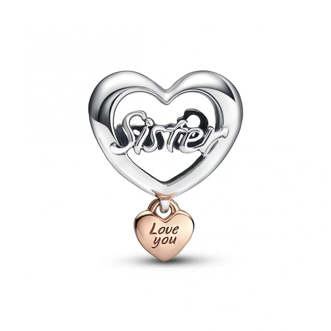 Pandora Charm Cœur Love You Sister | Femme Charms