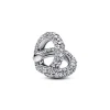 Pandora Charm Cœur Nœud de l'Infini Pavé | Femme Charms