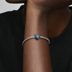 Pandora Charm Cœur Rotatif Bleu | Femme Charms