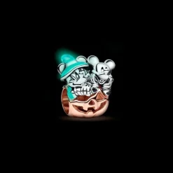 Pandora Charm Disney Citrouille Halloween Mickey et Minnie | Femme Charms