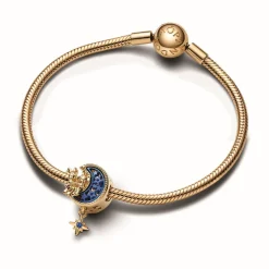 Pandora Charm Disney Croissant de Lune Mickey et Minnie | Femme Charms