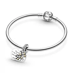 Pandora Charm Double Pendant Cœur Arbre de vie Bicolore People | Femme Charms