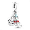 Pandora Charm Double Pendant Happy birthday & Winnie L'Ourson Disney x | Femme Charms
