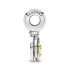 Pandora Charm Double Pendant Joyeux Anniversaire de Mariage Bicolore People | Femme Charms
