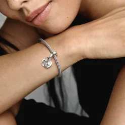 Pandora Charm double pendant Moments Cadenas & cœur | Femme Charms