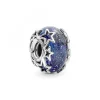 Pandora Charm en Verre de Murano Bleu Galaxie & Étoile Moments | Femme Charms