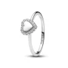 Pandora Charm Halo Cœur Gravable | Femme Bague