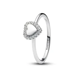 Pandora Charm Halo Cœur Gravable | Femme Bague