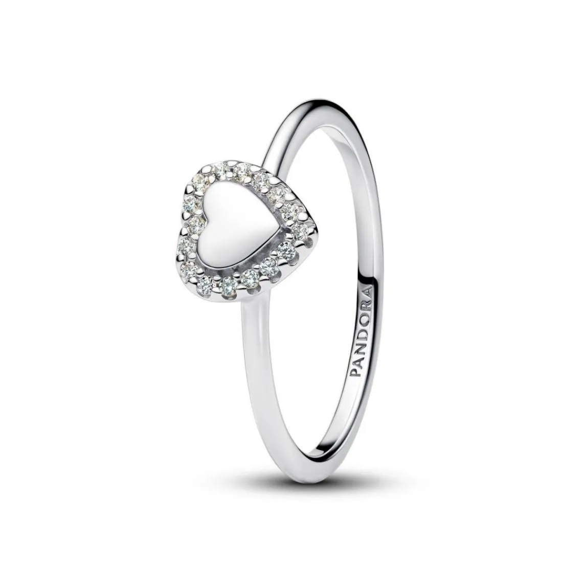 Pandora Charm Halo Cœur Gravable | Femme Bague