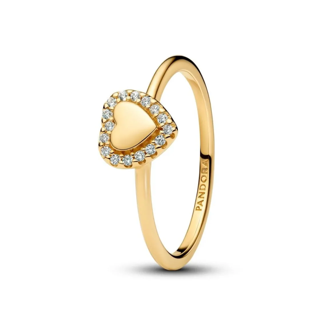 Pandora Charm Halo Cœur Gravable | Femme Bague