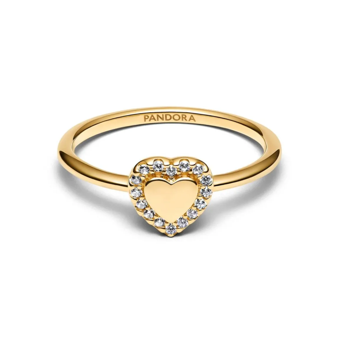 Pandora Charm Halo Cœur Gravable | Femme Bague