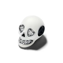 Pandora Charm Luminescent Tête de Mort Scintillante | Femme Charms