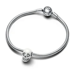 Pandora Charm Luminescent Tête de Mort Scintillante | Femme Charms