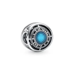 Pandora Charm Marvel x Reacteur arc bleu de Iron Man The Avengers | Femme Charms