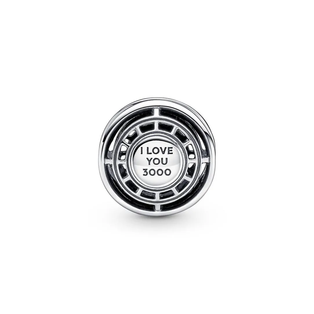 Pandora Charm Marvel x Reacteur arc bleu de Iron Man The Avengers | Femme Charms