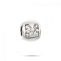 Morellato Bijoux Charm Morellato SCZL1 - Charm Lettre M | Femme Charms