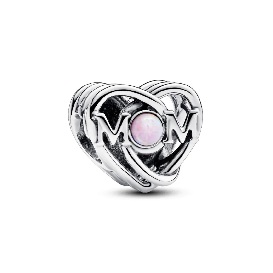 Pandora Charm Mum et Cœur Ajouré | Femme Charms