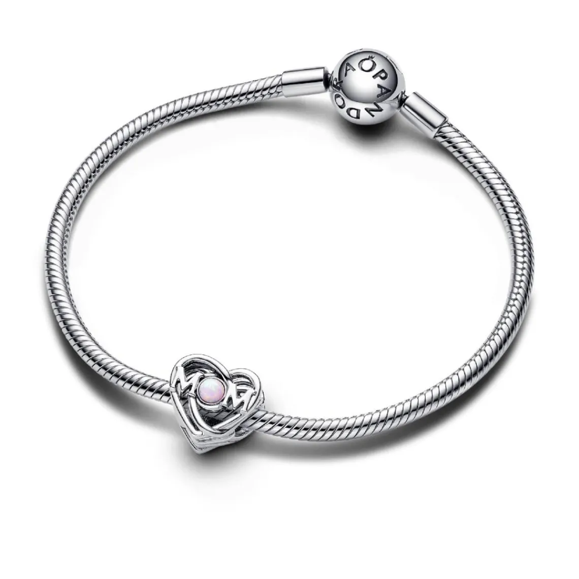 Pandora Charm Mum et Cœur Ajouré | Femme Charms
