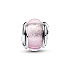 Pandora Charm Murano Rose et Cercles | Femme Charms