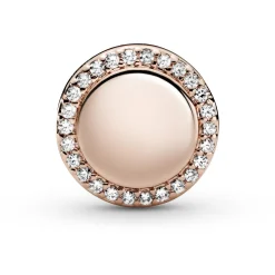 Pandora Charm 788747C01 - Rose à graver avec zircon cubique | Femme Charms