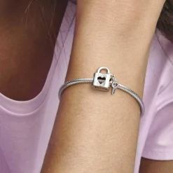 Pandora Charm Moments Cadenas & Clé Cœur | Femme Charms