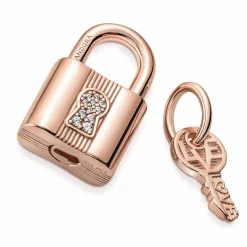 Pandora Charm moments Cadenas & Clé Rose | Femme Charms