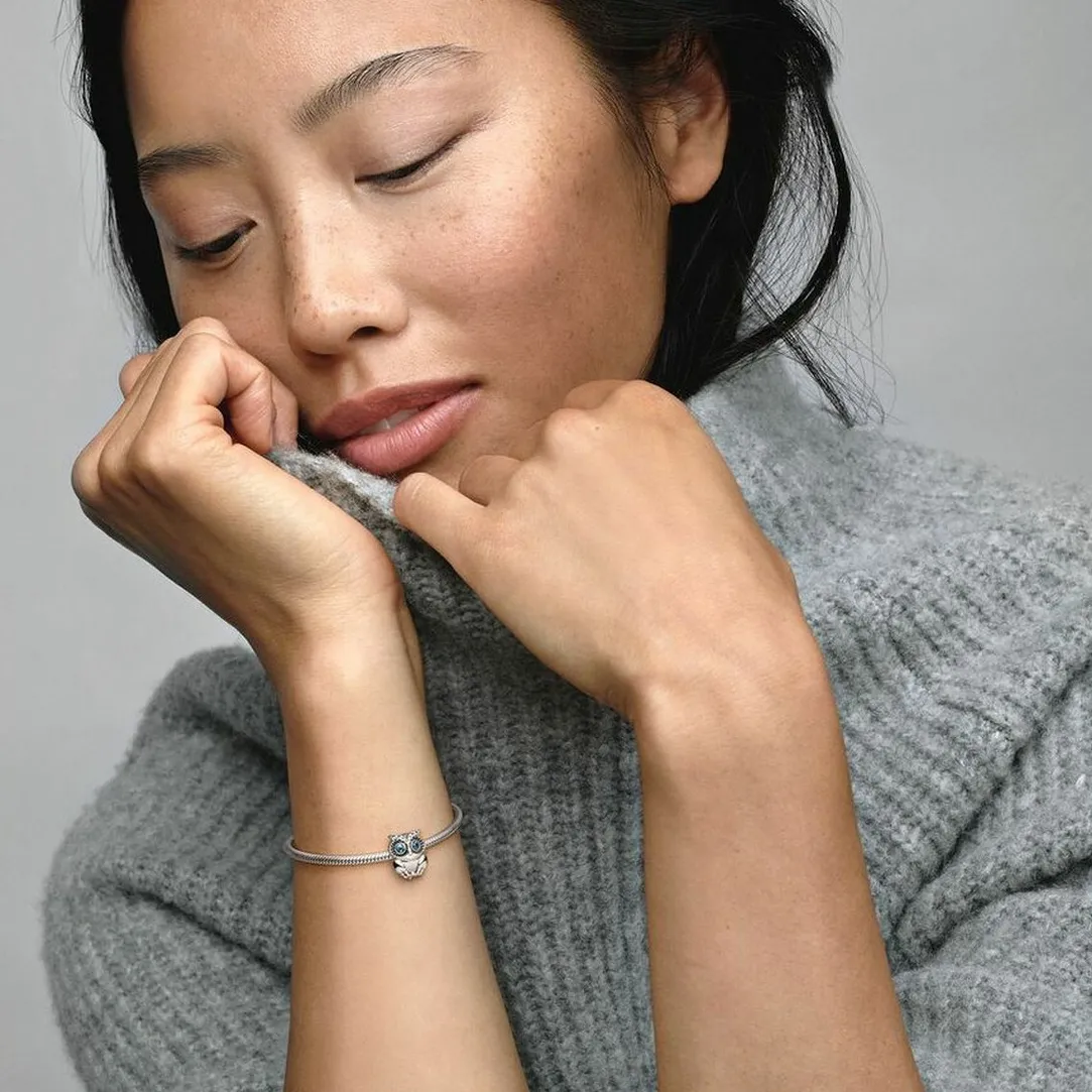 Pandora Charm Moments Chouette Scintillant | Femme Charms