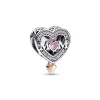 Pandora Charm Moments - Cœur et Mum Ajouré Bimatière | Femme Charms