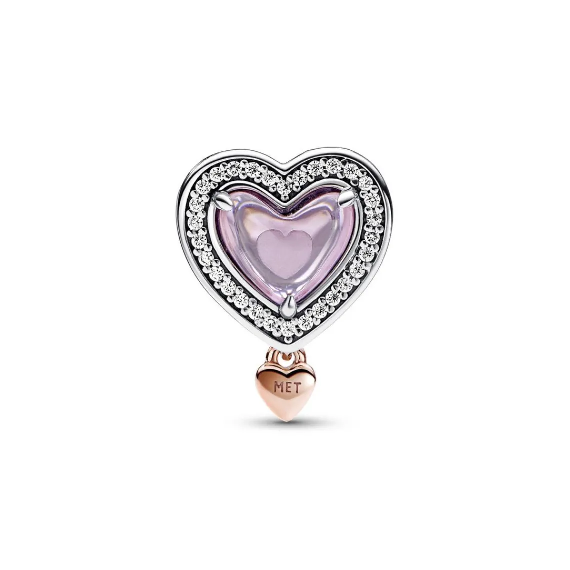 Pandora Charm Moments - Cœur et Mum Ajouré Bimatière | Femme Charms
