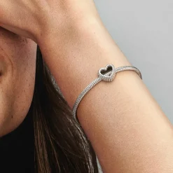 Pandora Charm Moments Cœur Ouvert Perlé | Femme Charms