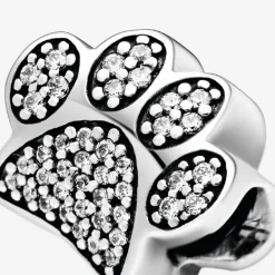 Pandora Charm Moments empreinte de patte scintillante | Femme Charms
