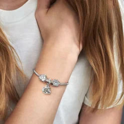 Pandora Charm Moments empreinte de patte scintillante | Femme Charms