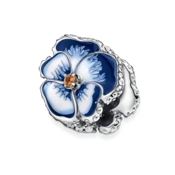 Pandora Charm Moments floral bleue & strass scintillant | Femme Charms