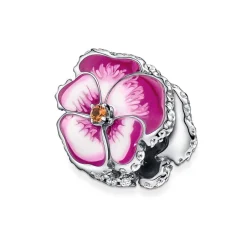 Pandora Charm Moments floral rose & strass scintillant | Femme Charms
