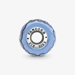 Pandora Charm Moments Lavande en verre de Murano ondulé | Femme Charms
