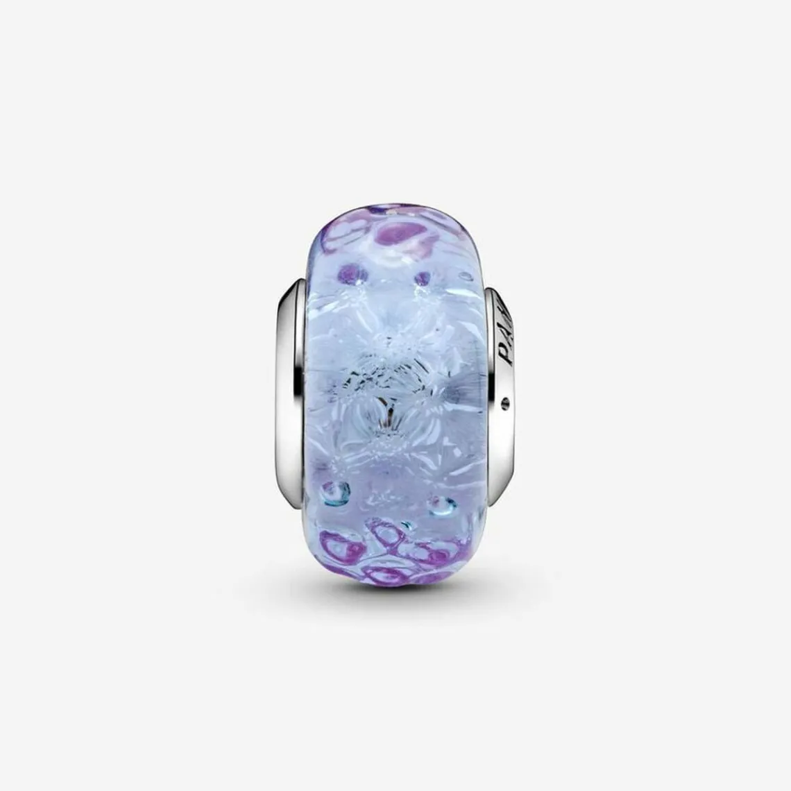 Pandora Charm Moments Lavande en verre de Murano ondulé | Femme Charms