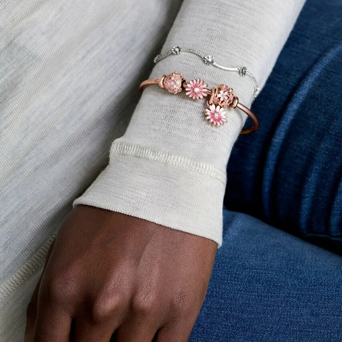 Pandora Charm Moments Marguerite Rose Ajouré | Femme Charms