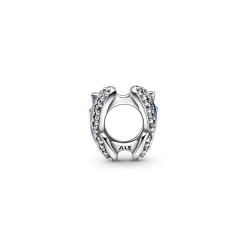 Pandora Charm Moments Papillon bleu scintillant double face | Femme Charms