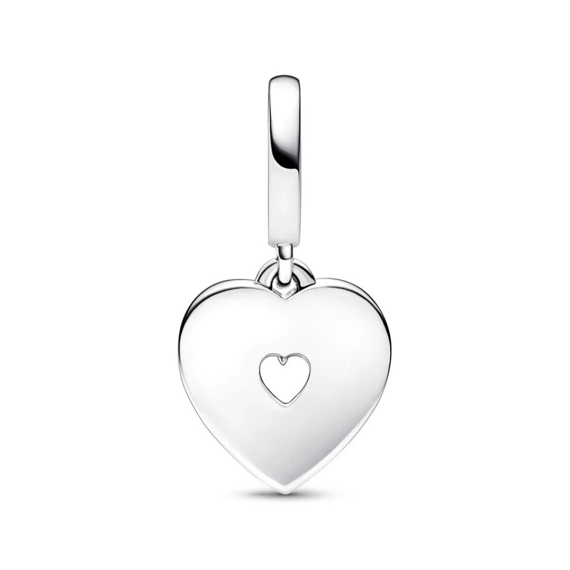 Pandora Charm Moments - Pendant Double Cœur Blanc Nacré | Femme Charms