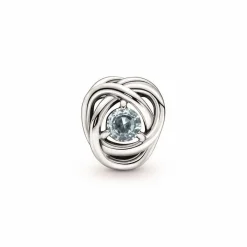 Pandora Charm moments Rose Ajourée & cristaux bleu | Femme Charms