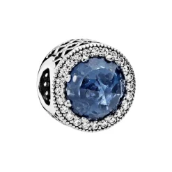 Pandora Charm Moments scintillant bleu foncé | Femme Charms
