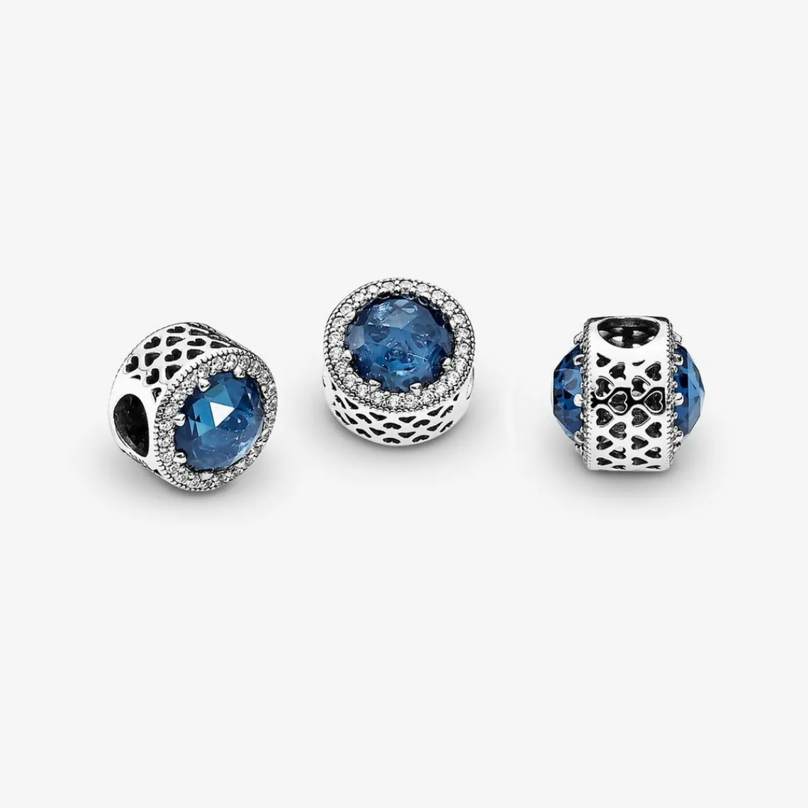 Pandora Charm Moments scintillant bleu foncé | Femme Charms