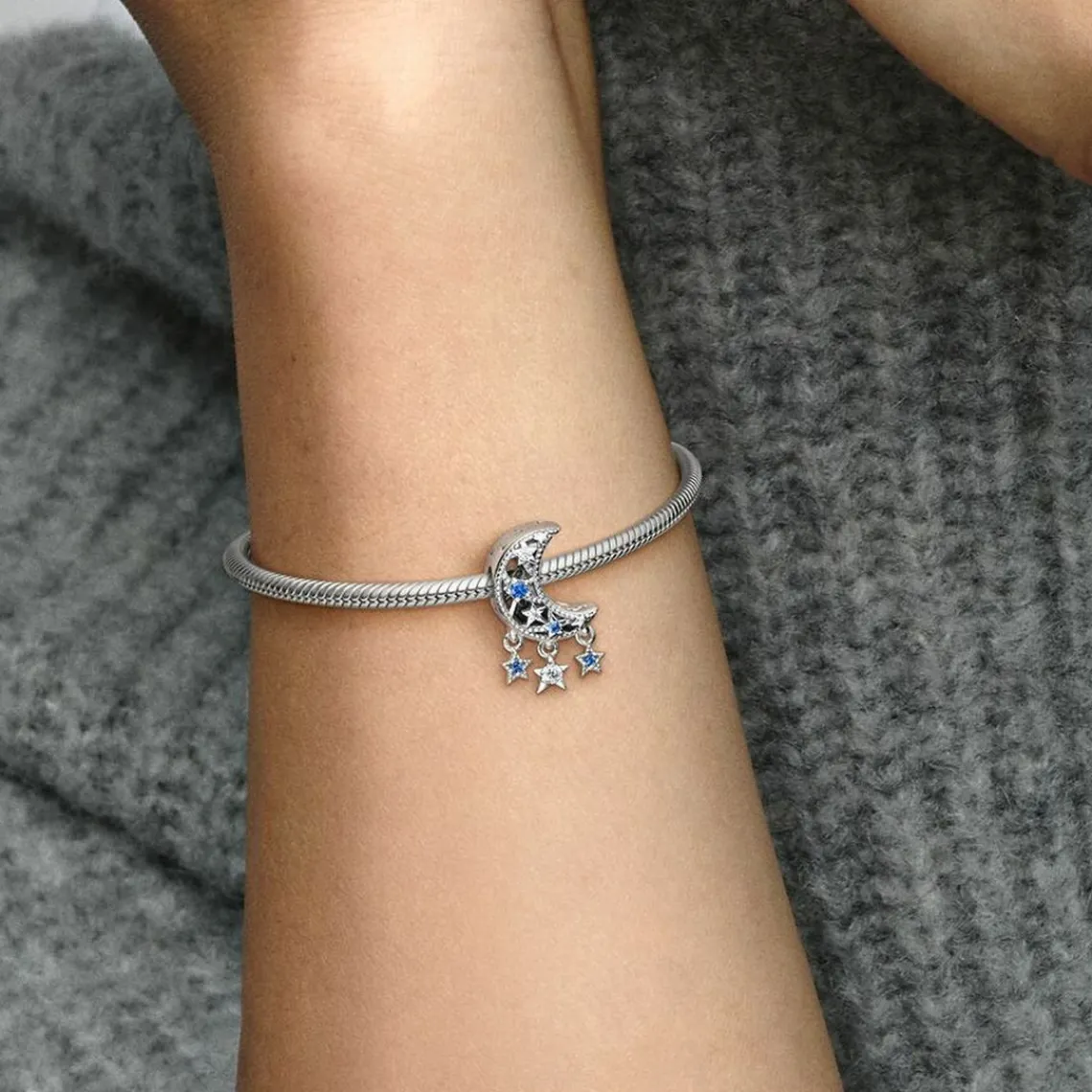 Pandora Charm Moments Étoile & Croissant de Lune | Femme Charms