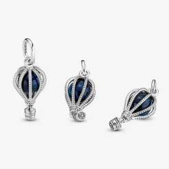 Pandora Charm Moments Voyage Montgolfière Bleu | Femme Charms
