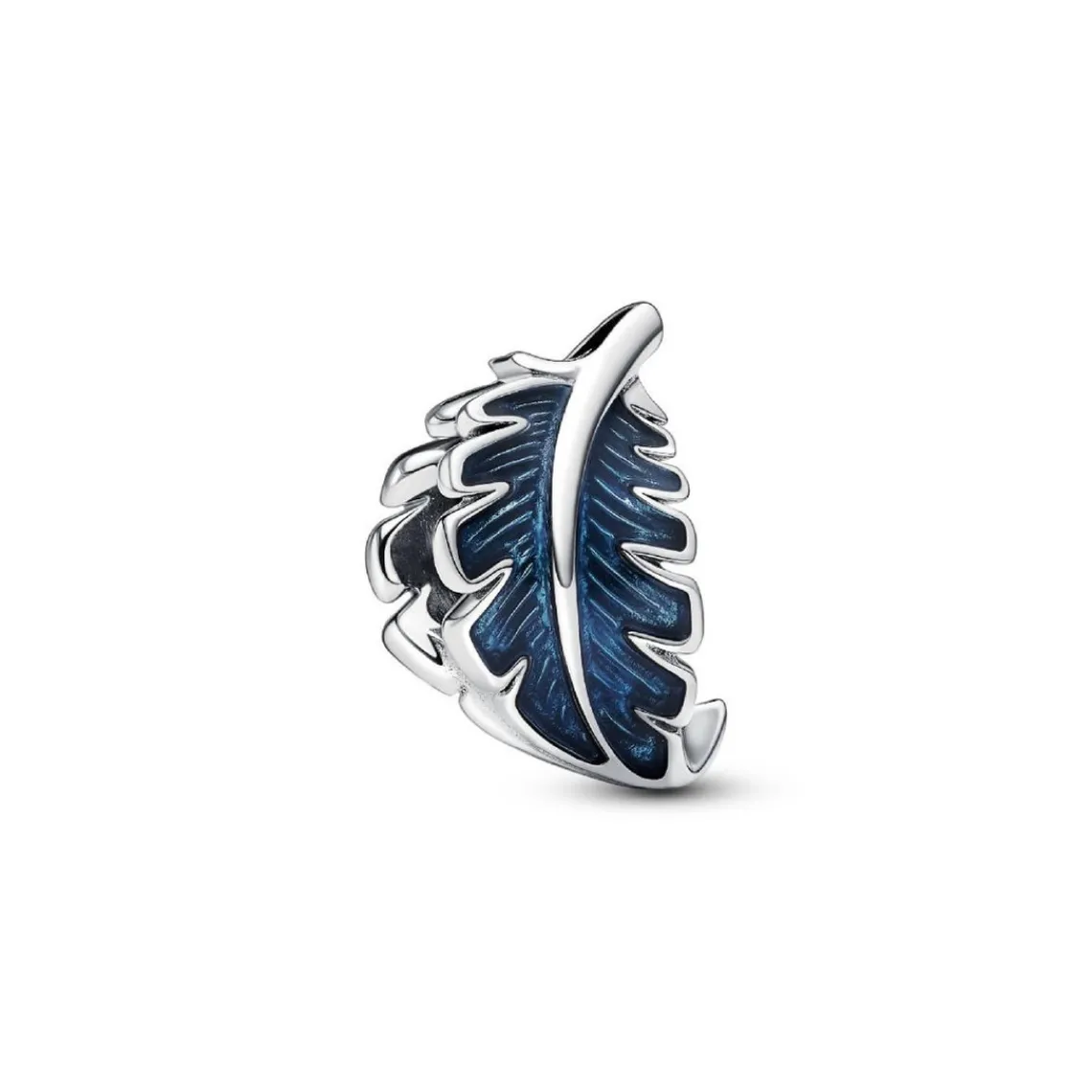 Pandora Charm - Plume Recourbée Bleue | Femme Charms