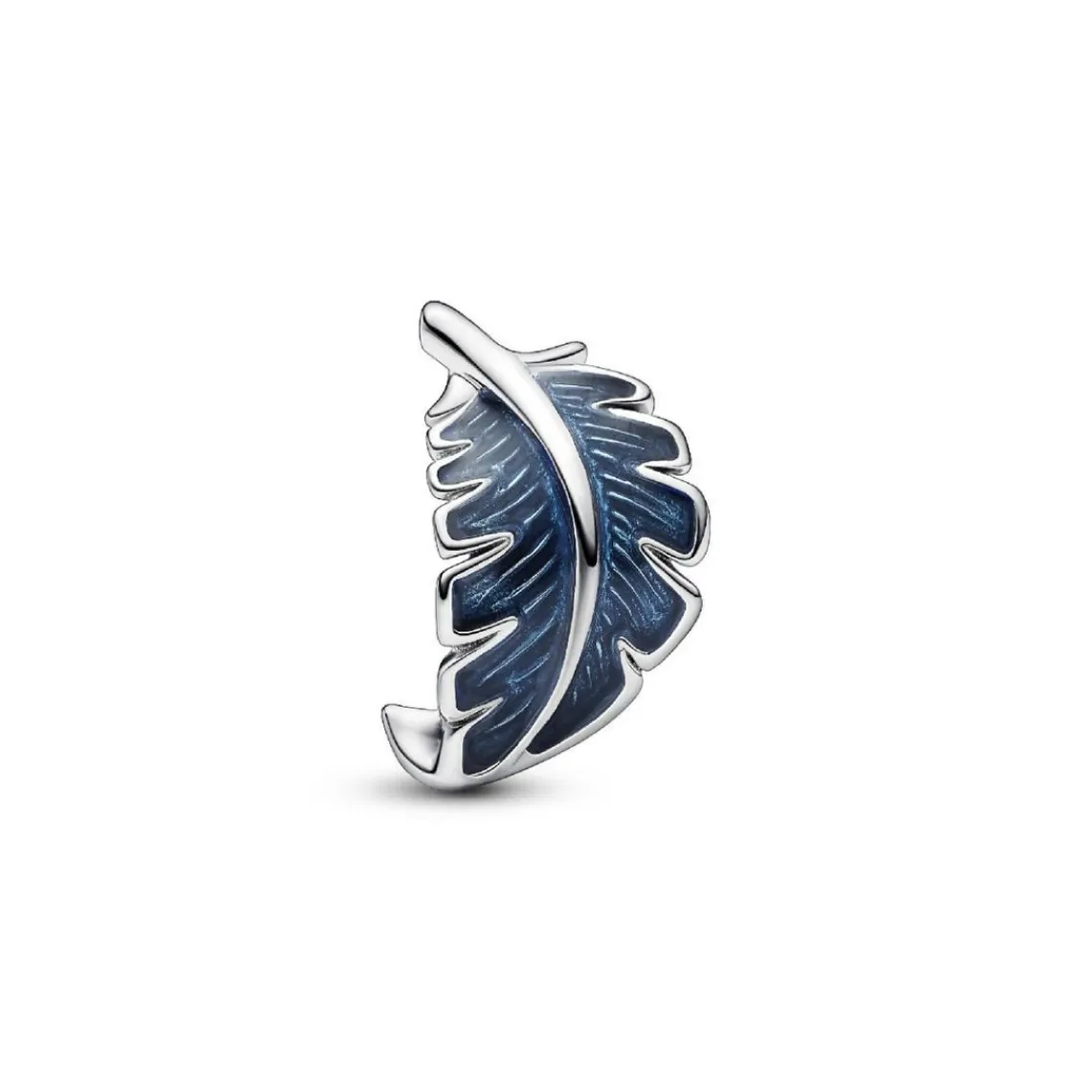 Pandora Charm - Plume Recourbée Bleue | Femme Charms